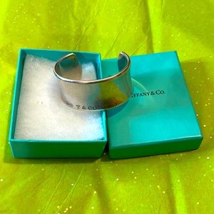 Tiffany & Co Sterling Silver 1837 Wide Cuff Bracelet